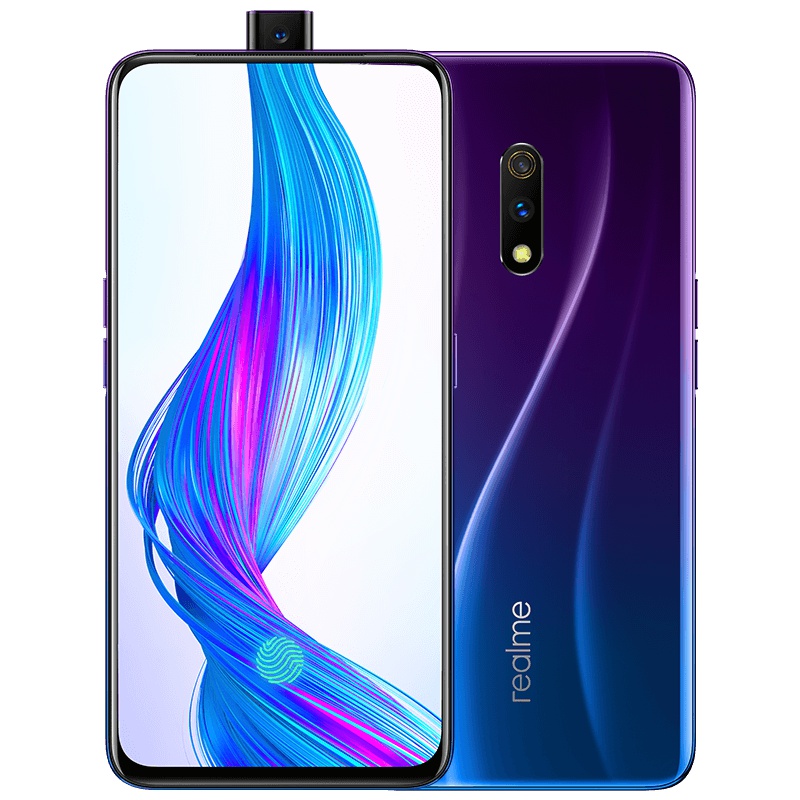 realme X 4800万像素 升降全面屏 VOOC 闪充 3.0 8GB+256GB朋克蓝 全网通双卡双待 正品智能手机