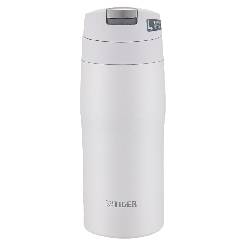 虎牌(Tiger)保温杯原装进口超轻保冷杯304不锈钢单手易开自动落锁MJE-A036 360ML