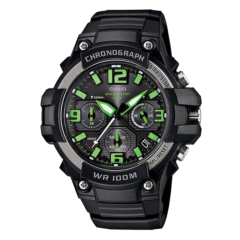 CASIO卡西欧 石英表 男 日韩品牌商务休闲运动石英男士手表MCW-100H-3A