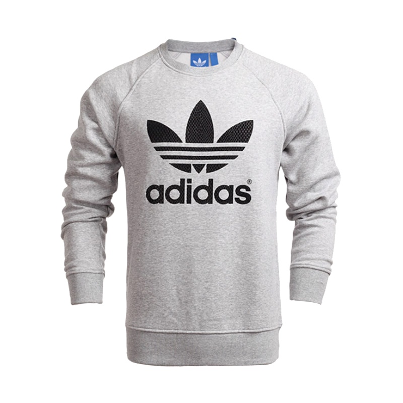 阿迪达斯（adidas）adidas男装圆领卫衣加绒套头衫AC0488