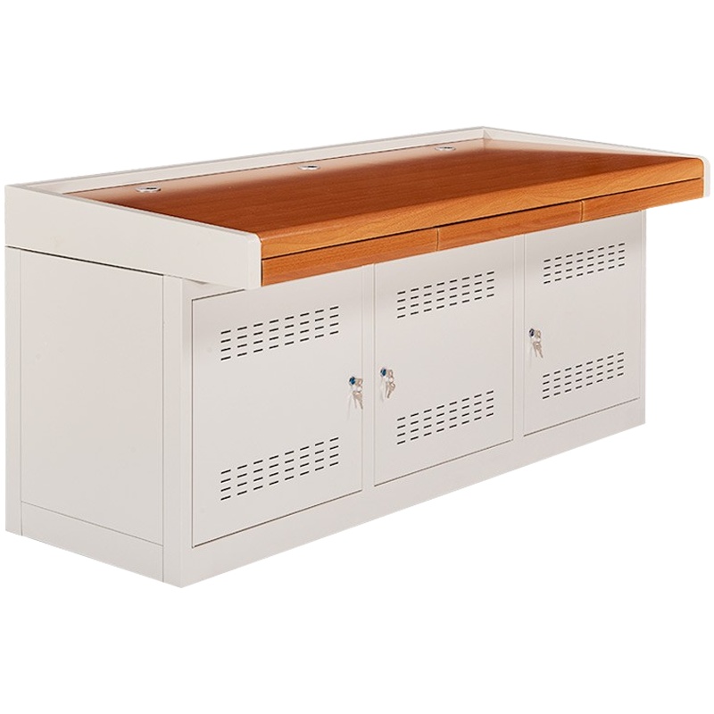 创世人 办公家具机柜三联操作台监控室中心监控台监控操作台调度控制台