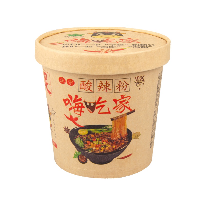 嗨吃家正宗酸辣粉丝116G/6桶整箱麻辣酸爽方便速食粉丝