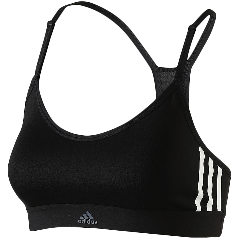 【自营】adidas阿迪达斯女子运动胸衣瑜伽跑步训练运动服CF3402 L CF3402黑色