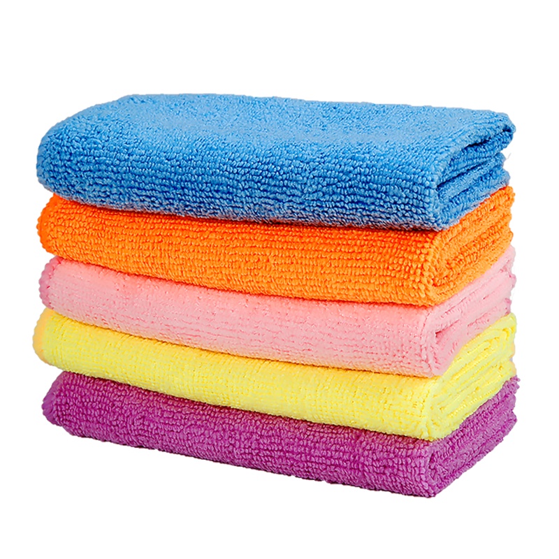 利临 纤维材质 多功能抹布清洁厨房洗碗巾吸水加厚大号洗碗布 5片装