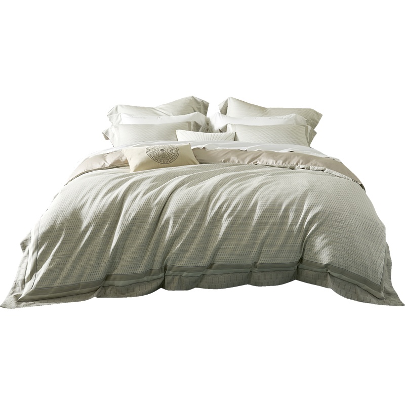 悠恋娜YOLO VLA天丝色织提花四件套单人床双人床加大套件学生床单