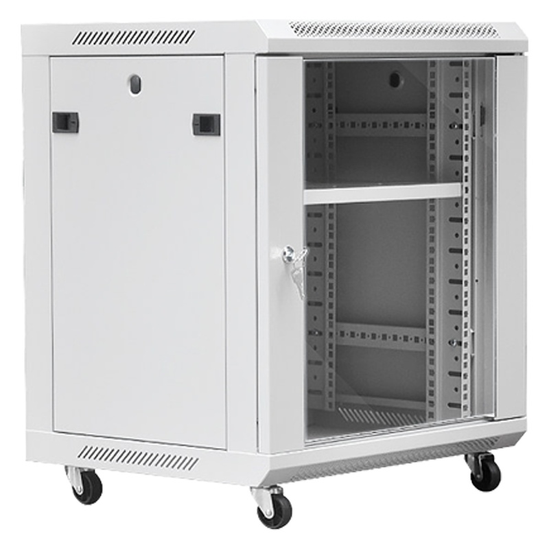 创世人 办公家具12U机柜壁挂式交换机柜立式机柜监控功放可壁挂储物收纳柜