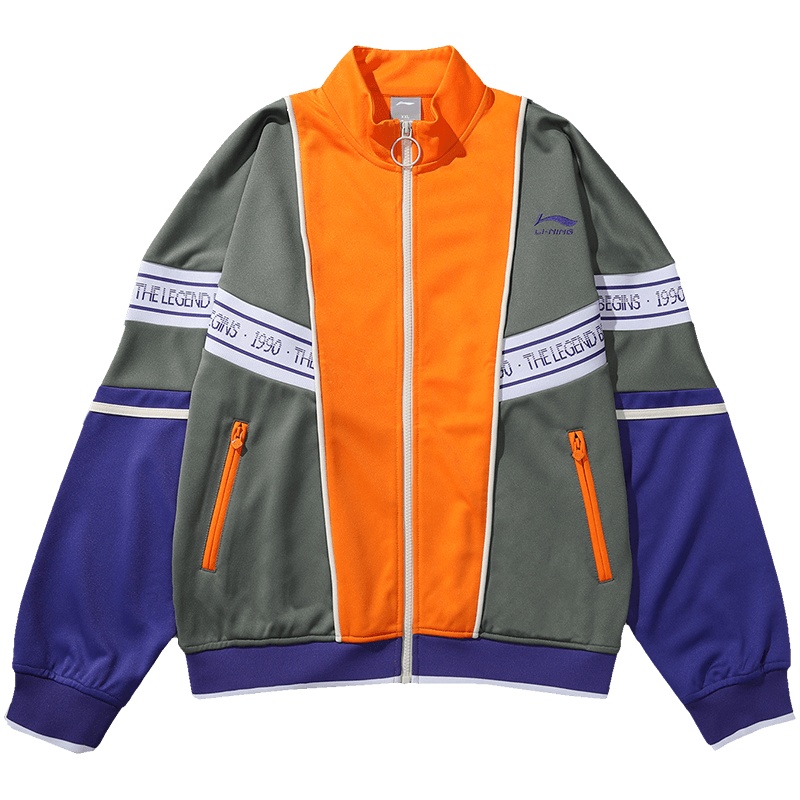 李宁巴黎时装周系列李宁外套男士新款潮流休闲秋季针织运动服AFDN455