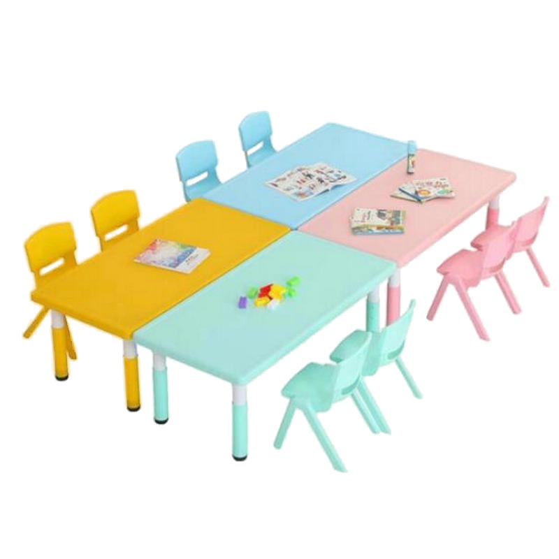 逐鹿中原幼儿园桌椅课桌书桌玩具学习写字桌套装XS-367可升降幼儿园塑料桌椅幼儿桌(规格款式可选)颜色可选