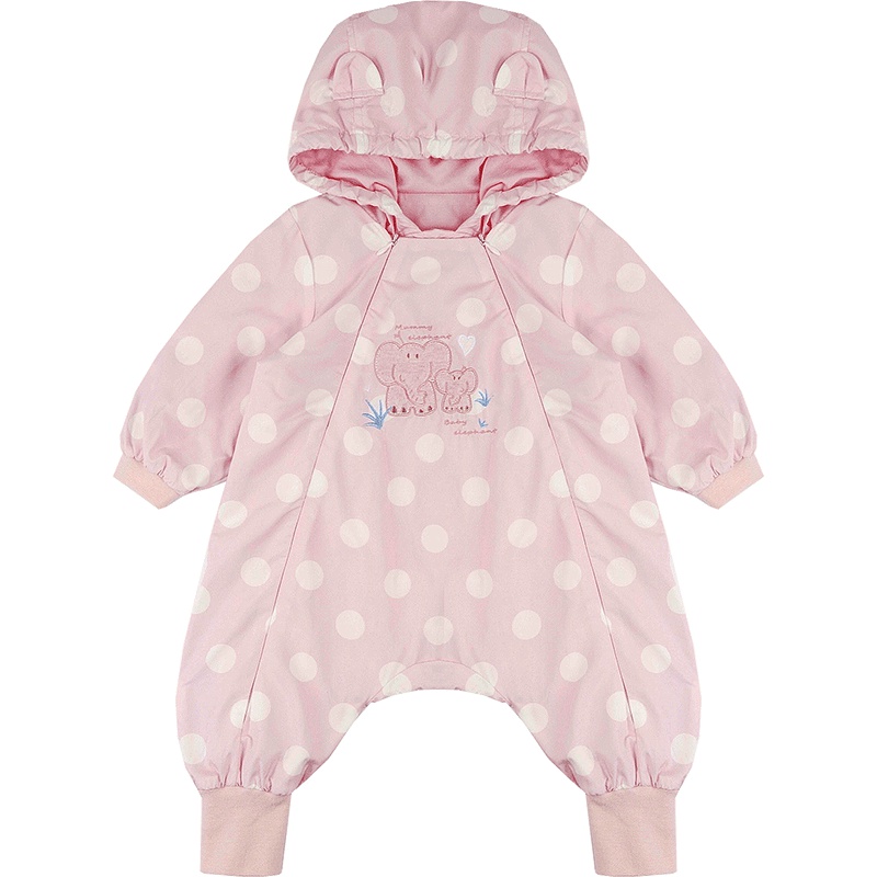 中性婴幼儿外出连体衣