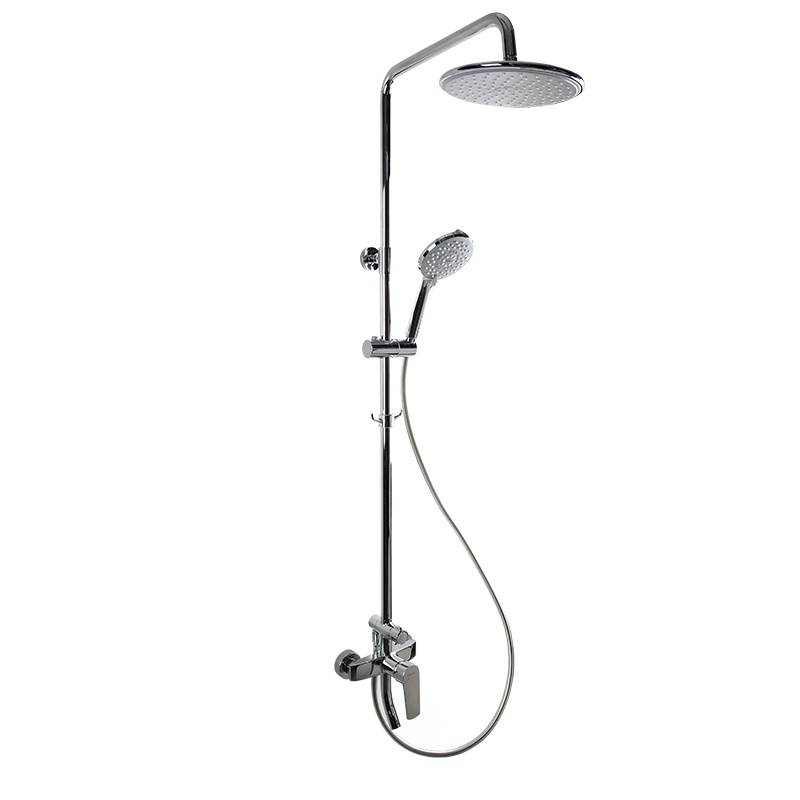 法恩莎卫浴家用淋浴花洒套装龙头铜冷热淋雨喷头圆形F2M8822CP