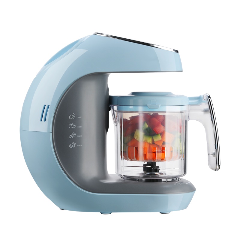 海尔(Haier )家用多功能婴儿辅食机 婴儿辅食料理机 电动食物研磨器料理机 蒸煮搅拌一体机HBB-I0201(蓝色)