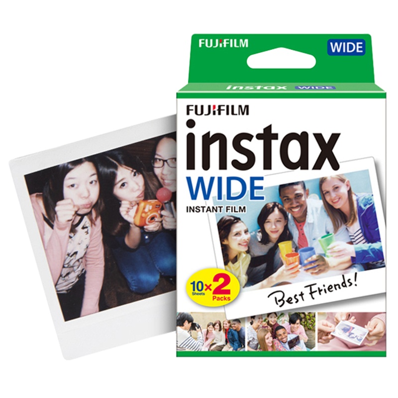 富士(FUJIFILM)instax拍立得相纸 wide300宽幅白边 富士instax 快显胶片(20张)