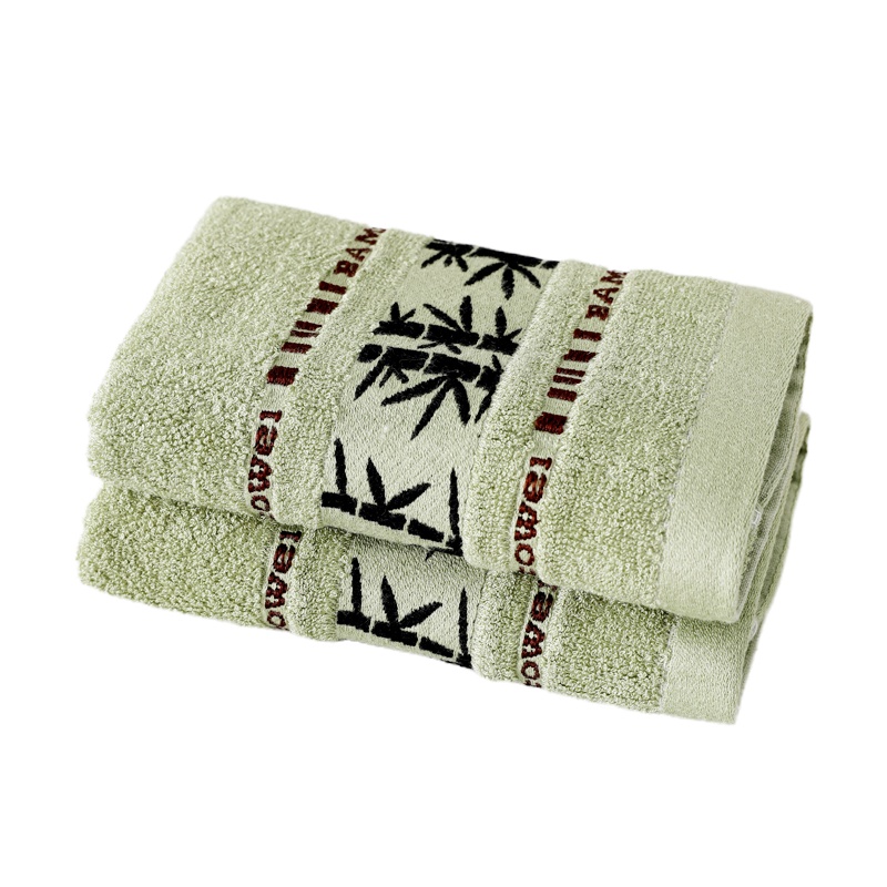 斜月三星 天然竹纤维毛巾 竹炭美容洗脸巾 加厚超强柔软吸水 抗菌毛巾