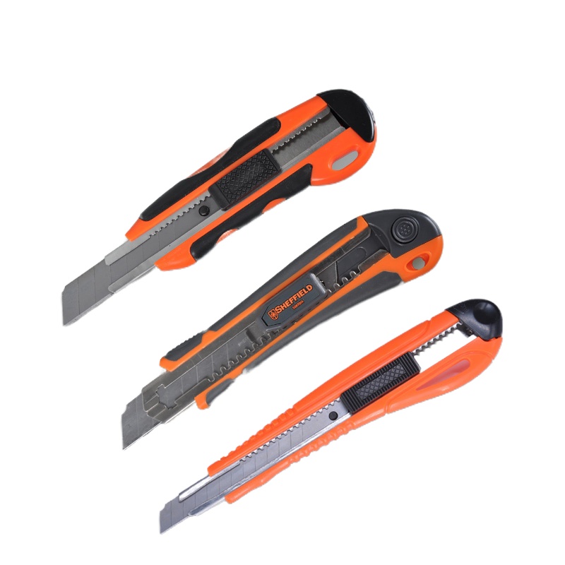 钢盾(SHEFFIELD) 9MM塑柄带护套美工刀 S067005