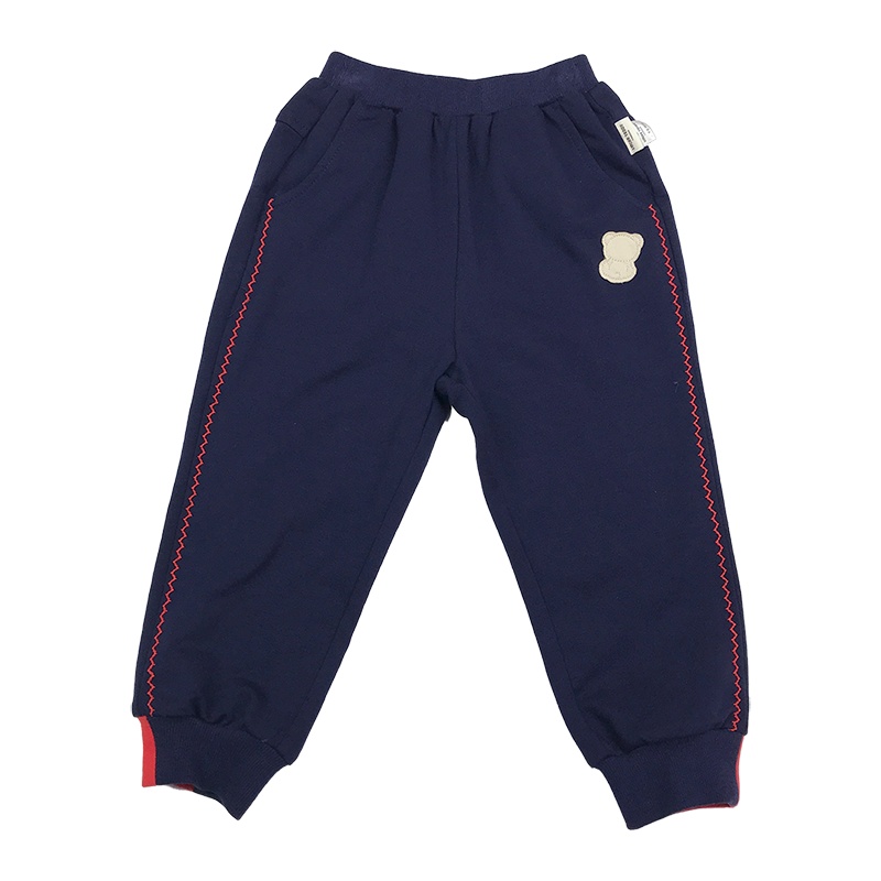 洛克泰迪儿童裤子男童秋冬女童长裤休闲运动裤撞色