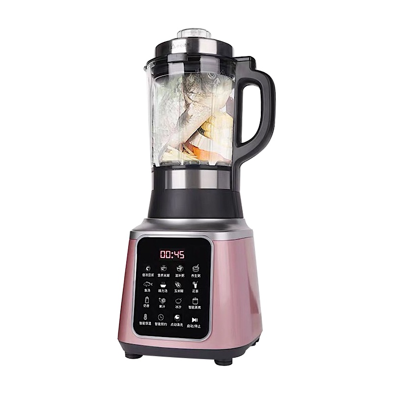 志高(CHIGO)破壁机ZG-YM1701 加热式1.7L触控 8页锯齿刀 豆浆米糊冰沙破壁料理机养生机玫瑰金