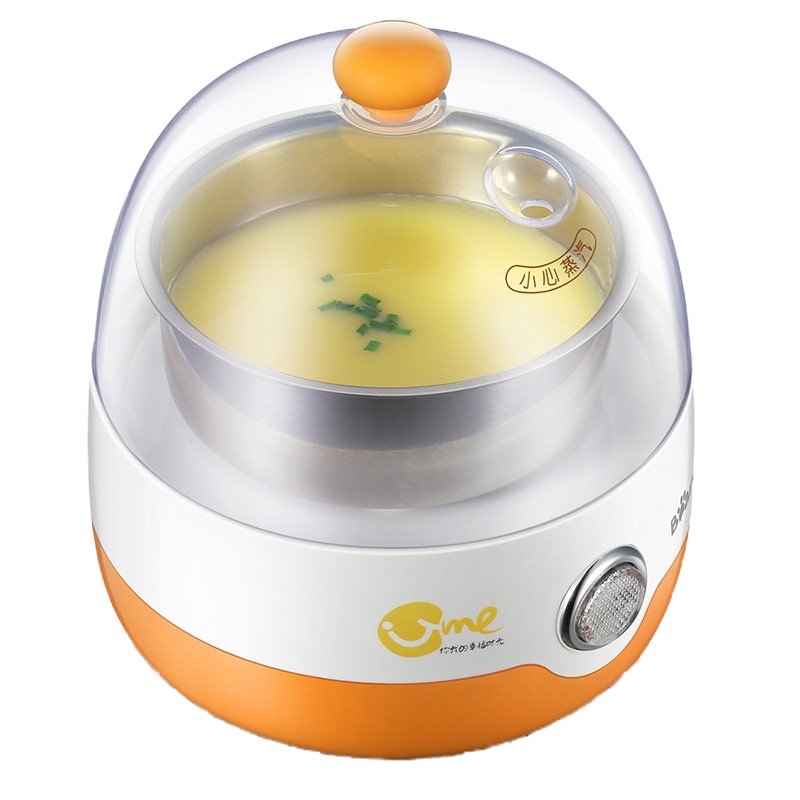 小熊 迷你家用蒸蛋器早餐机 自动断煮鸡蛋神器电预约定时 单层ZDQ-2201 颜色随机