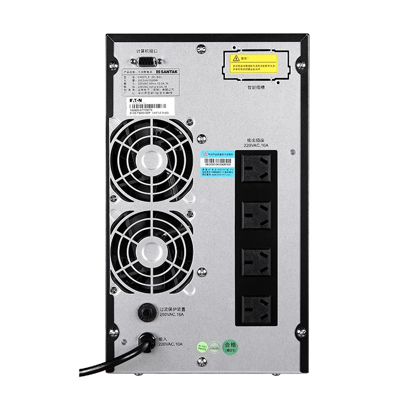 山特(SANTAK) C1K/C2K/C3K在线式UPS不间断电源稳压服务器电脑机房 C2K标机2KVA/1600W
