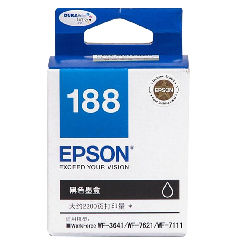 爱普生(EPSON)T1881 黑色墨盒 (单位:件)