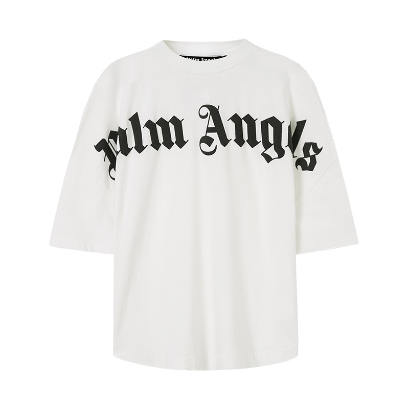 PALM ANGELS 2020新款 男士字母LOGO印花宽松版短袖T恤