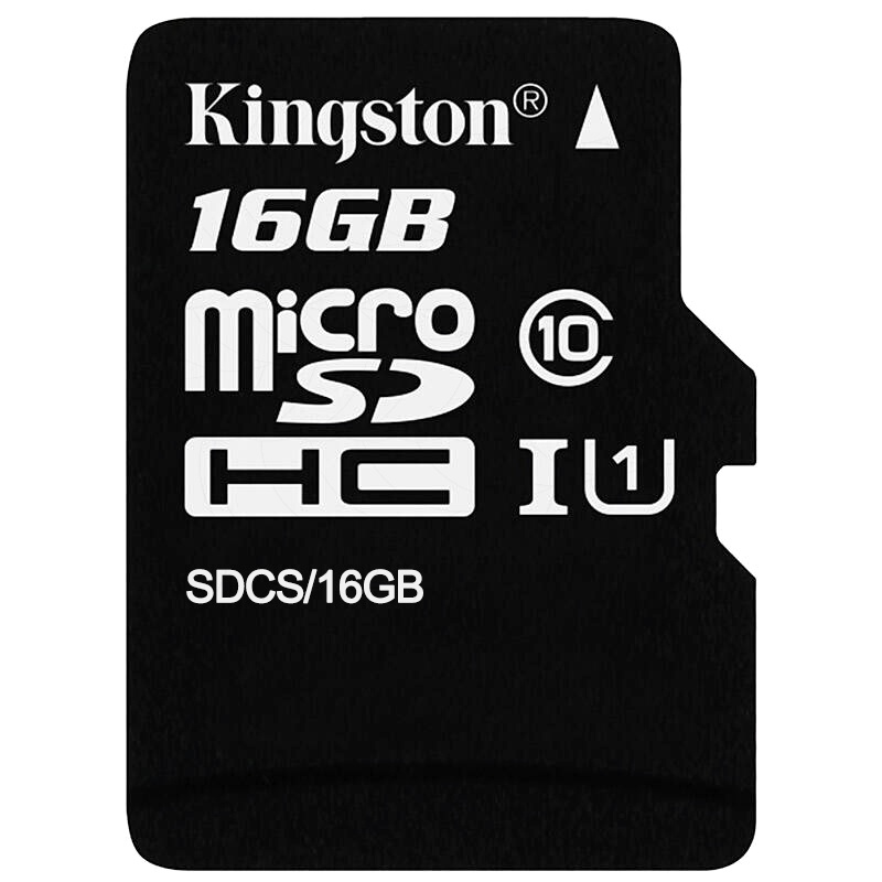 Kingston金士顿16GB高速手机内存卡16g监控摄像头TF储存卡适用于华为VIVO小米oppo手机sd卡