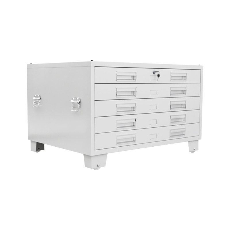 星岛钢制底图柜带锁工程设计图纸柜图纸抽屉文件柜收纳柜印刷菲林片柜子地图存画柜0号下节