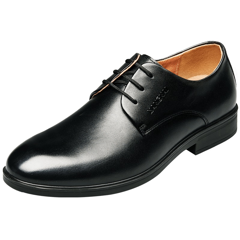 康奈男鞋 秋季新款男士头层牛皮商务正装系带皮鞋男鞋
