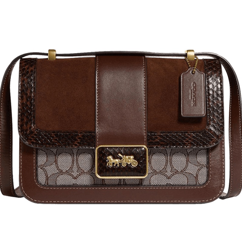 COACH ALIE 口盖包 方扣马车标 C0712