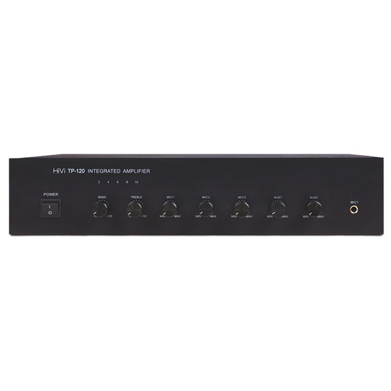 惠威 (HIVI)TP-120合并功放 2.0声道 大功率120w工程功放 多声道功放 100V/70V定压