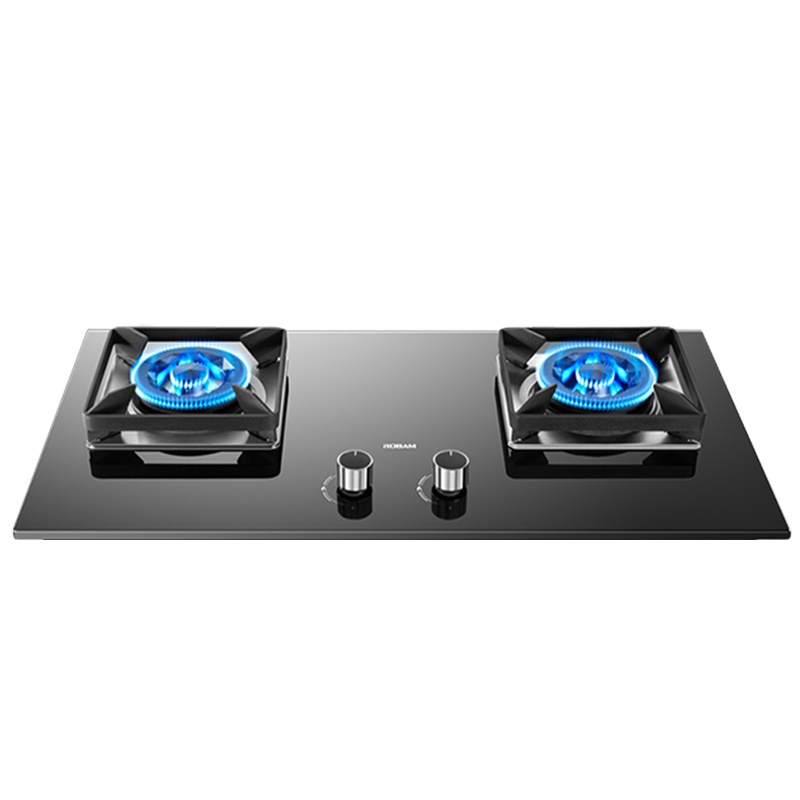 老板(ROBAM) 36B1 燃气灶具 煤气灶 嵌入式 防爆钢化玻璃面板 天然气/液化气