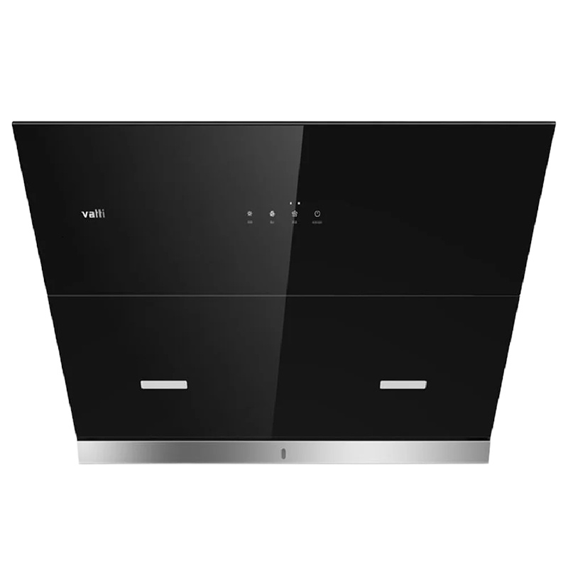 VATTI/华帝CXW-240-J6006抽油烟机家用侧吸式厨房烟机特价大吸力脱排黑色玻璃