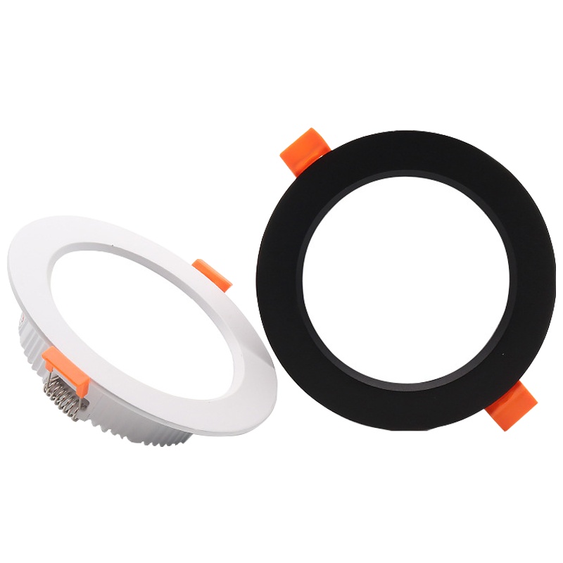 定制黑色led筒灯宾馆超市民宿酒店古达嵌入式铜灯天花灯家用射灯模块