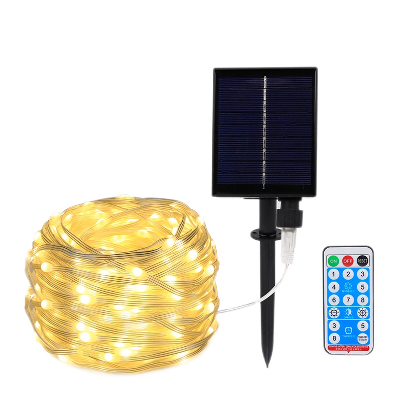 LED彩灯串灯闪灯太阳能24V低压户外防水亮化灯星星灯景观灯满天星