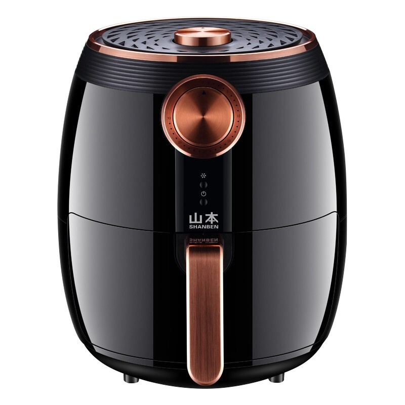 山本（SHANBEN ）空气炸锅7828 家用智能无油烘焙 4.5L大容量 全自动无烟低脂薯条机烤箱多功能新款电炸锅