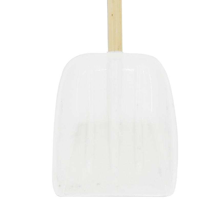 冰禹 BY-359 农用工具塑料锹 除雪铲 推雪板 除雪工具 小号 白色 长390mm 宽330mm 含柄