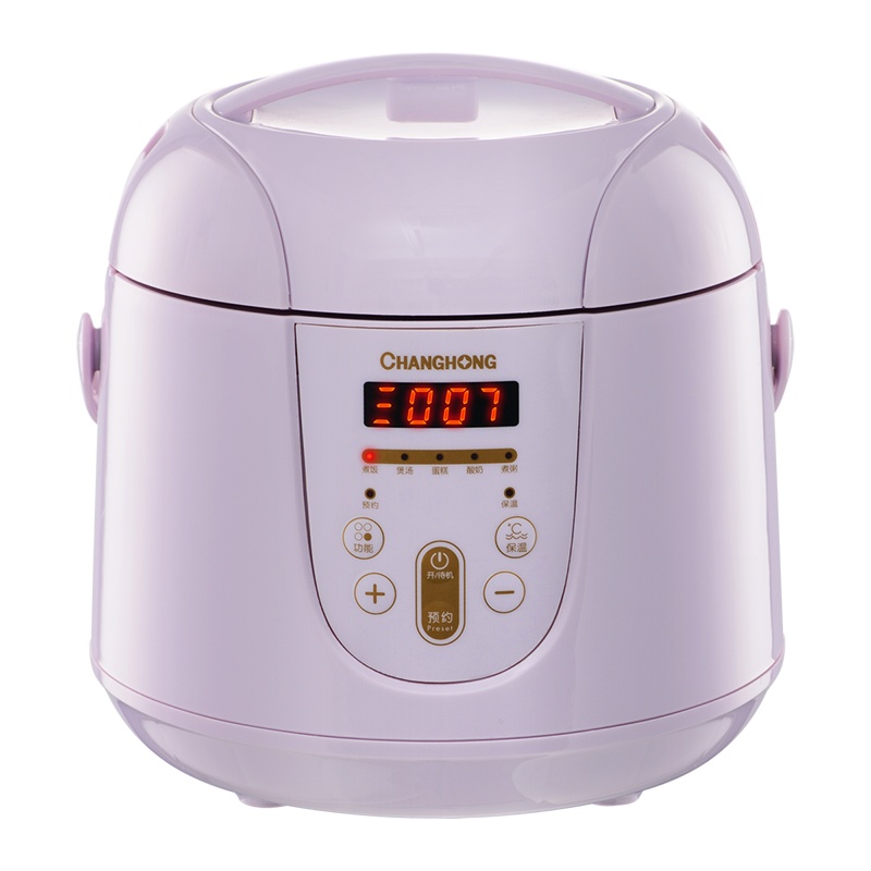 长虹(CHANGHONG)电饭煲 紫色 迷你电饭锅小型煮面锅2L 不粘锅 宿舍1-2-3人 FB20-J24