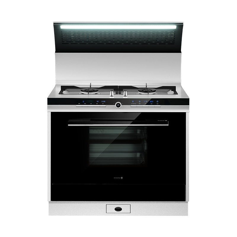 火星人(marssenger)X7G/Z集成灶侧吸下排油烟机燃气灶蒸箱一体灶高端正品 99.95%油烟吸净率 天然气