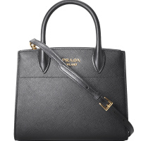 PRADA/普拉达 女包风琴侧边手拎斜挎包 1BA071