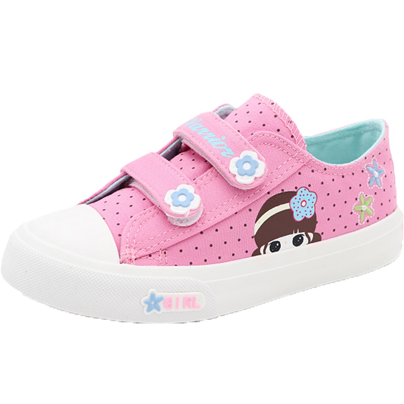 回力童鞋女童春秋儿童帆布鞋女中大童宝宝板鞋休闲学生鞋 WZ19-161