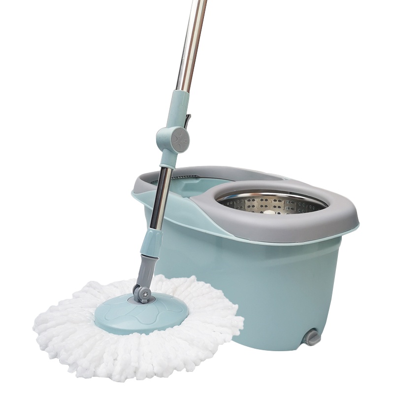 开普特 旋转拖把杆通用拖布墩布桶家用拖地桶自动甩水懒人免手洗 1079