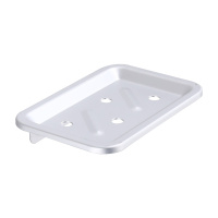 沐贝勒免打孔肥皂盒卫生间沥水创意壁挂式太空铝香皂架浴室置物架肥皂架肥皂网