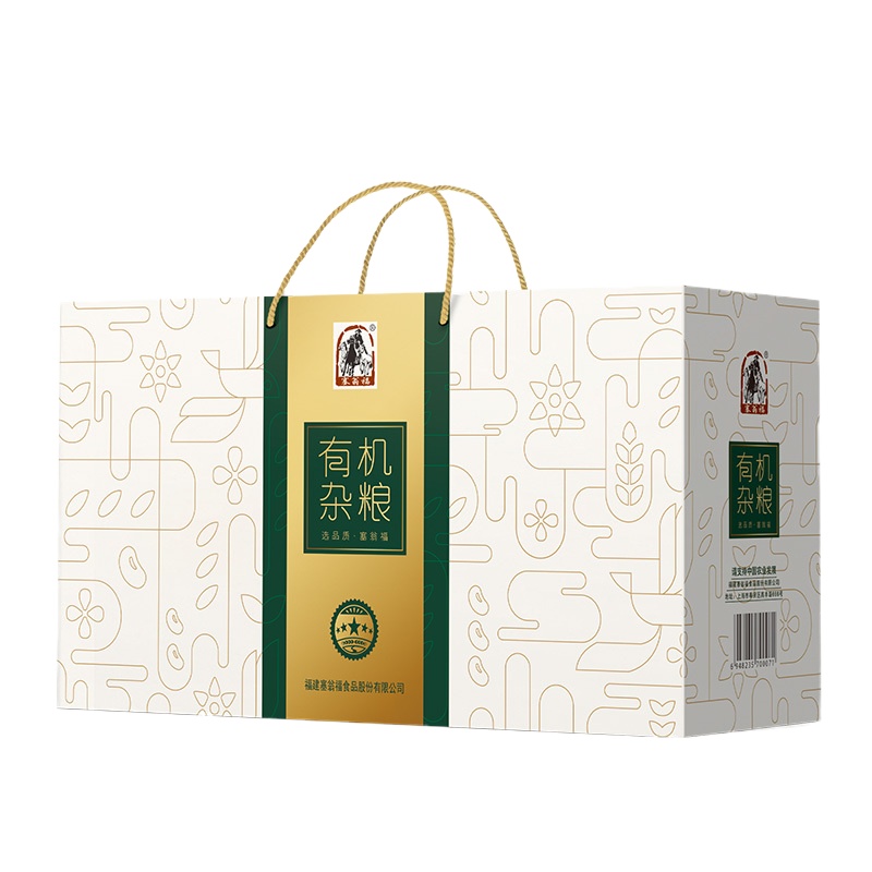 塞翁福 有机杂粮组合10盒装组合4000g(绿色)粗粮组合 粥米伴侣