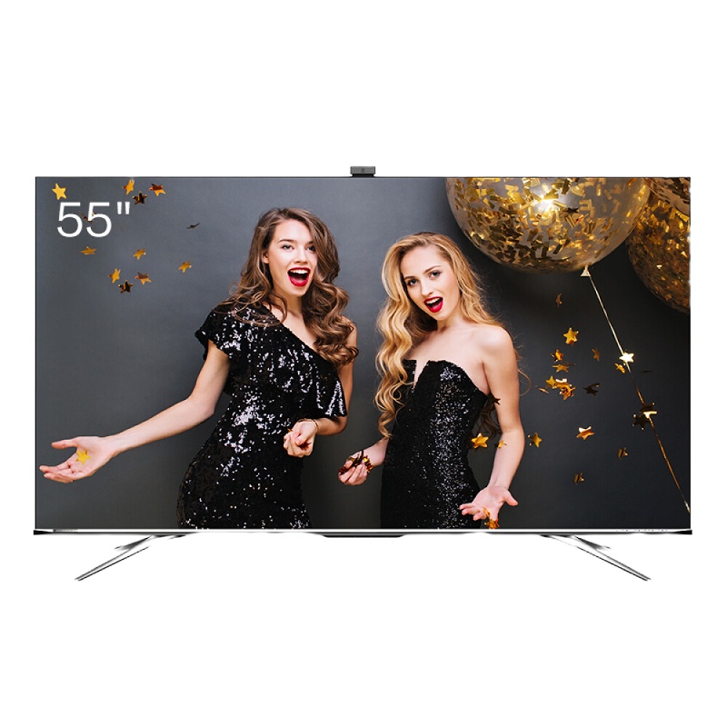 海信(Hisense)55E8D 55英寸 ULED量子点 3+32GB大内存 AI声控 MEMC防抖 悬浮全面屏