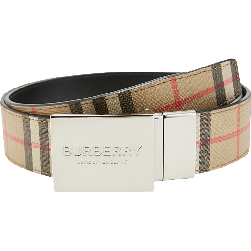 BURBERRY 博柏利 男士热塑性聚氨酯扳扣式腰带 80198171