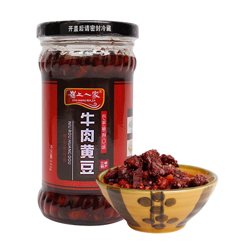 牛肉黄豆酱 拌面下饭酱200克/瓶