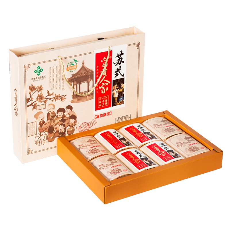 富贵人家 富贵满堂苏式月饼640克礼盒