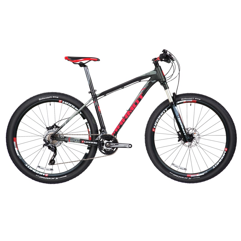 土拨鼠Marmot铝合金山地车自行车男女式单车成人山地自行车30速碟刹27.5山地车