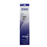 EPSON爱普生S015086黑色色带/LQ-1600K3+/LQ1600K3/1900K2+打印机色带