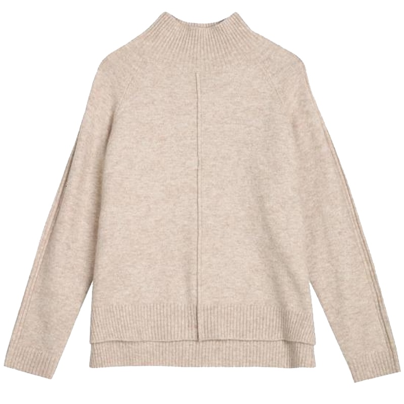 【专柜同款】高领毛针织衫2019冬季新款女装韩版宽松时尚套头洋气百搭气质毛衣30094243