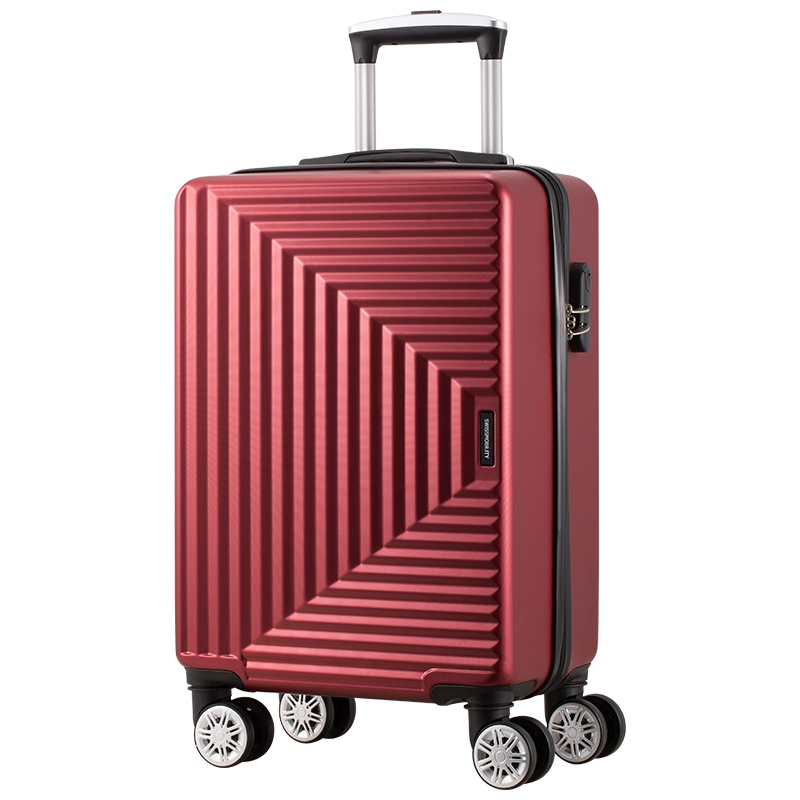 瑞动(SWISSMOBILITY)时尚拉链登机箱MT-5251 红色 20寸